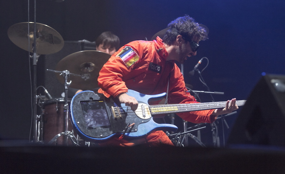  Man or Astroman, en plena actuación. (Juanan RUIZ / FOKU)