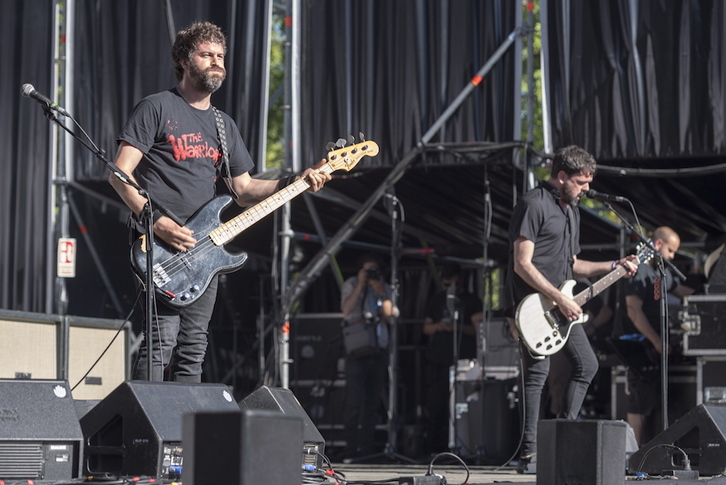Berri Txarrak, en plena faena. (Juanan RUIZ / FOKU)
