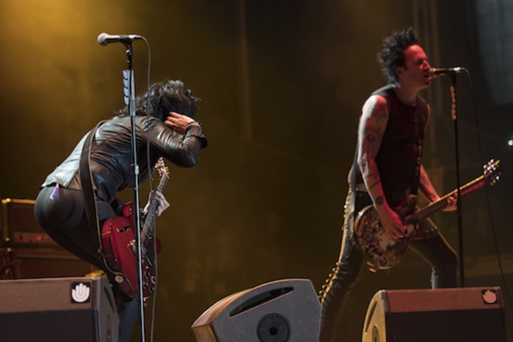 Joan Jett y The Blackhearts, en acción. (Juanan RUIZ/FOKU)