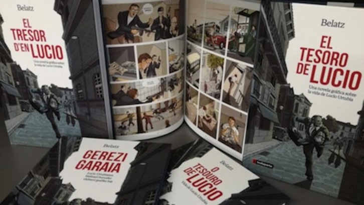 Imagen del cómic ‘El tesoro de Lucio’, obra de Belatz.