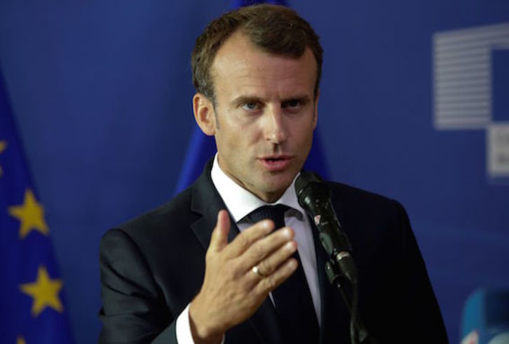 El presidente francés, Emmanuel Macron. (Aris OIKONOMOU/AFP)