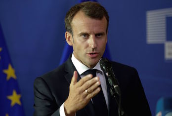 El presidente francés, Emmanuel Macron. (Aris OIKONOMOU/AFP)