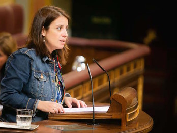 Adriana Lastra, portavoz del PSOE en la Cámara Baja. (CONGRESO)