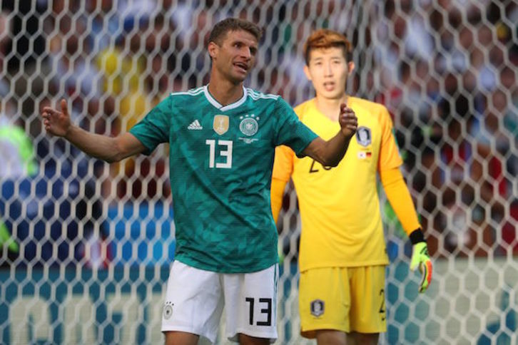 La selección alemana ha quedado fuera del Mundial en la fase de grupos por primera vez desde 1938. (Roman KRUCHININ/AFP)