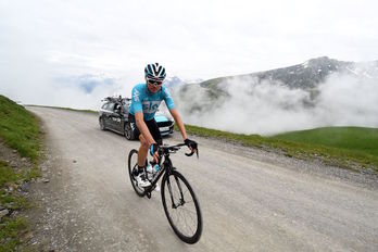 Chris Froome, entrenando en el Pirineo a mediados de junio. (AFP)