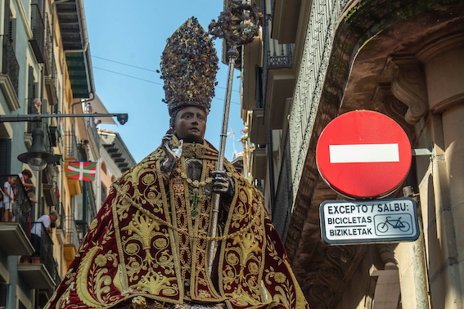 San Fermin, prozesioan. (Lander FDEZ. ARROYABE/FOKU)