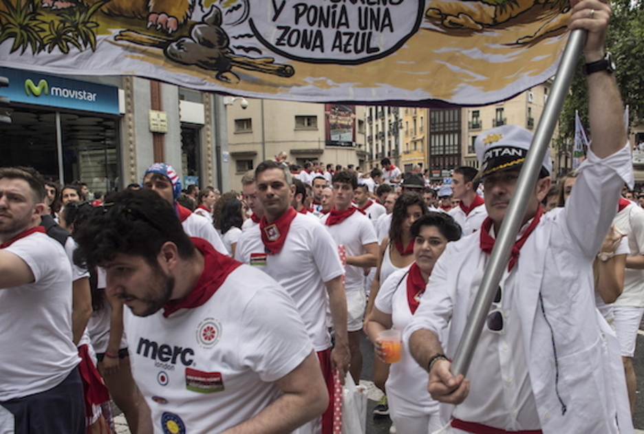 Peñak, sanferminetako ikur. (Jagoba MANTEROLA/FOKU)