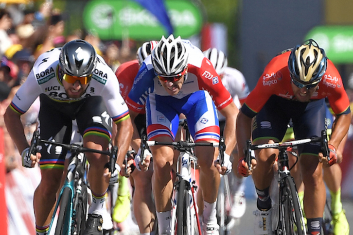 Sagan se ha impuesto en un grupo reducido. (Marco BERTORELLO/AFP)