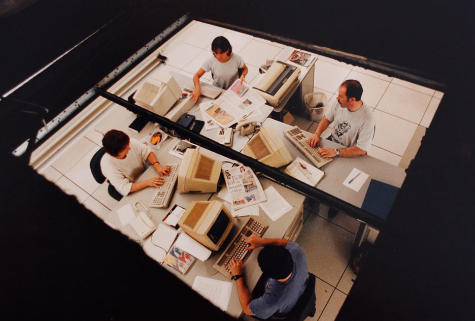 'Egin'-en erredakzioa (Andoni CANELLADA) 'Egin'-en erredakzioa (Andoni CANELLADA)