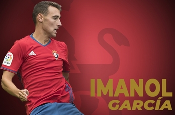 Imanol García, nuevo refuerzo rojillo. (Osasuna.es)