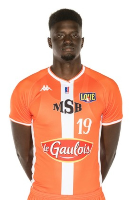 Youssoupha Fall, con la camiseta del Le Mans. (www.msb.fr)