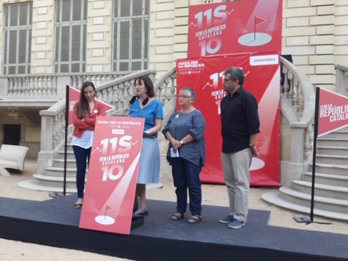La ANC ha presentado hoy los actos de la Diada. (@assemblea)
