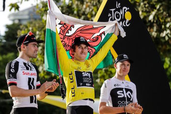 Kristoff, nagusi Parisen. (Jeff PACHOUD/AFP)