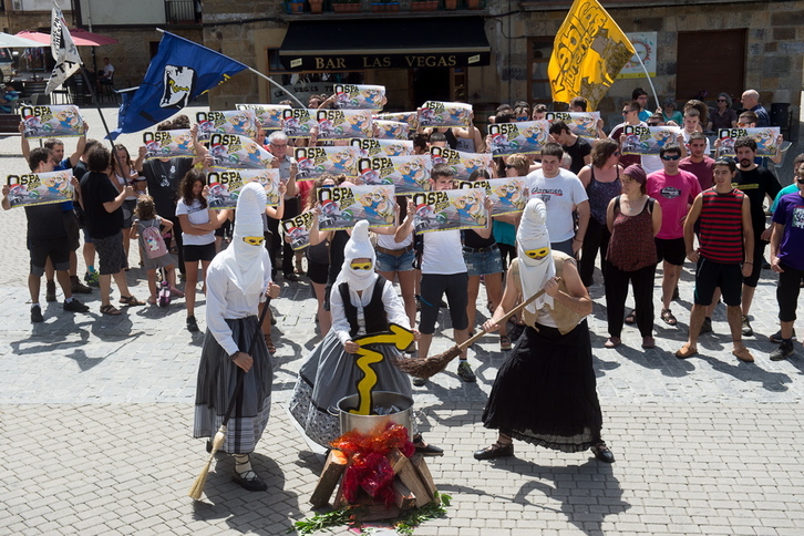 Ospa Herri Mugimendua ha convocado una nueva edición del Ospa Eguna para el 1 de setiembre. (Iñigo URIZ / FOKU)