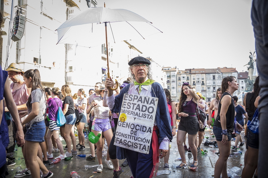 Aldarrikapen ugari ikusi ahal izan dira jaien hasieran. (Endika PORTILLO / FOKU)