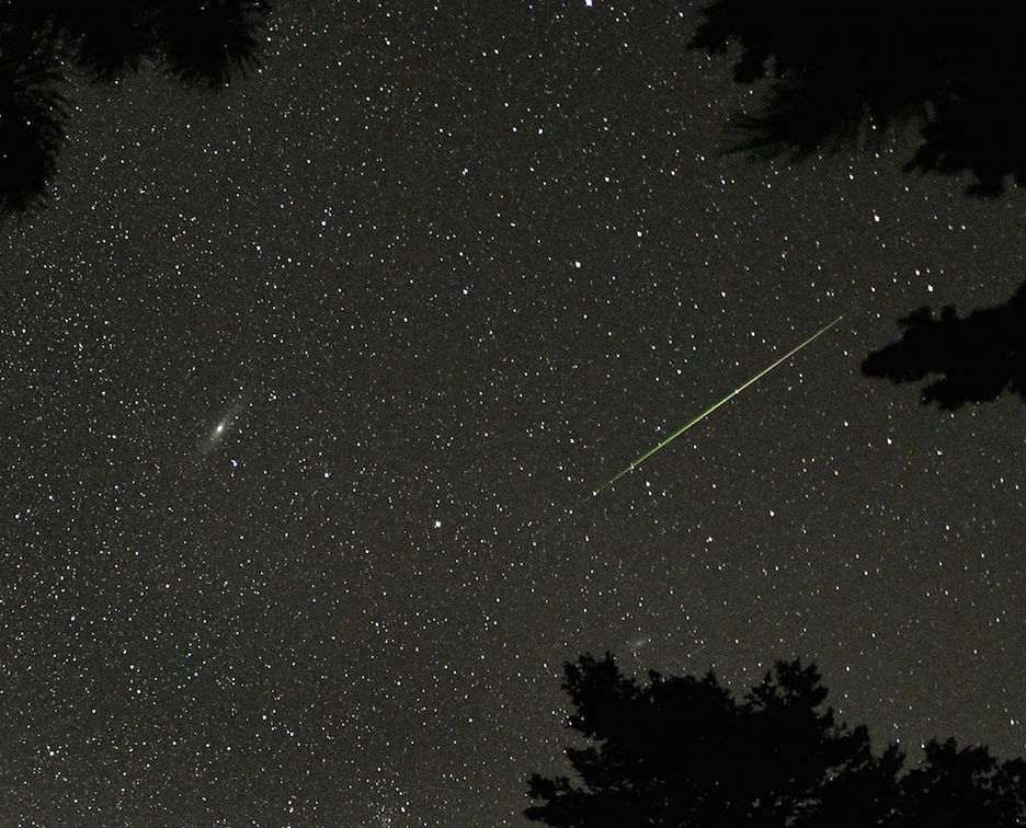Izar uxoa Andromeda galaxiatik gertu Coloradorik, AEB (Stan HONDA/AFP)