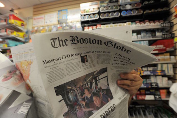 El diario ‘The Boston Globe’ ha sido el promotor de la iniciativa a la que se han sumado alrededor de 300 medios. (Joseph PREZIOSO/AFP)
