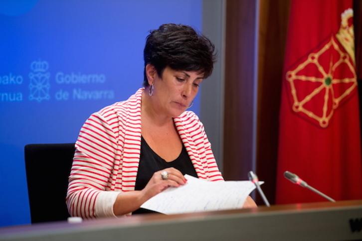 María Solana, consejera de Educación del Gobierno de Nafarroa. (Iñigo URIZ/FOKU)