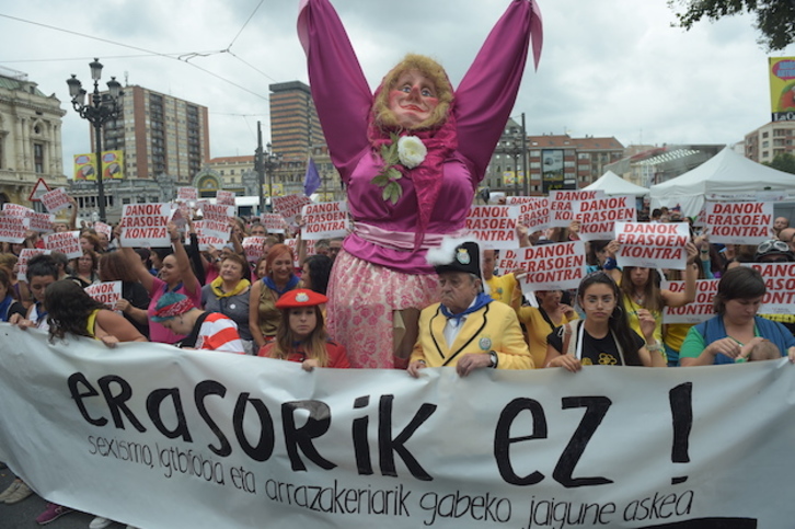 Concentración contra las agresiones sexistas. (FOKU)