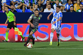 Zaldua ha regresado a Butarque y de sus botas han nacido los dos goles realistas. (LA OTRA FOTO)