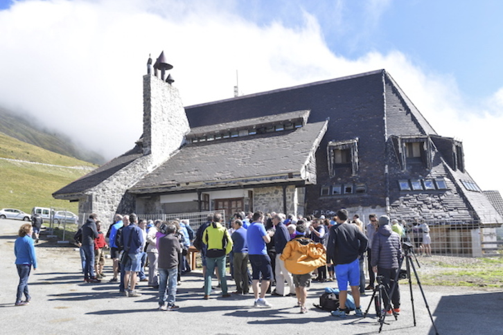 El refugio de Belagoa permanece cerrado desde el año 2004. (Idoia ZABALETA / FOKU)