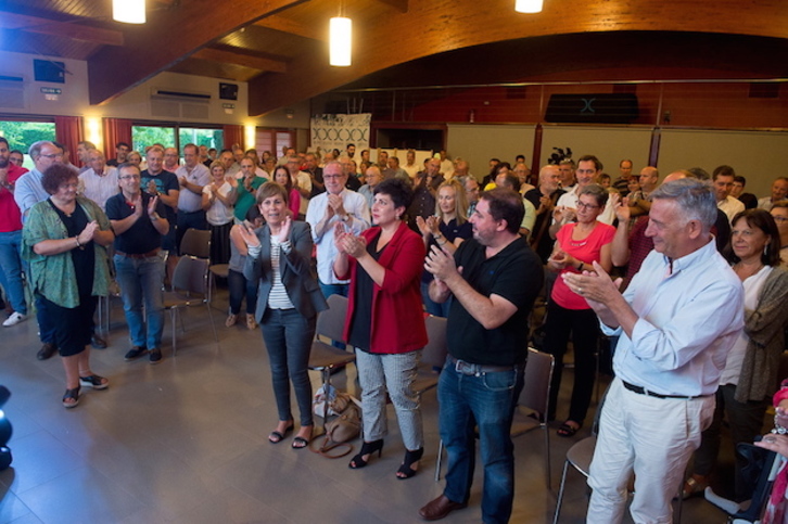Acto de arranque de curso celebrado por Geroa Bai. (Iñigo URIZ / FOKU)