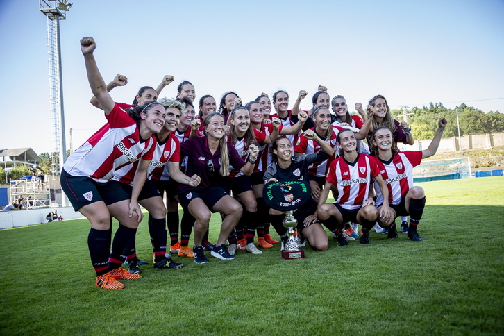 Athletic, txapeldun Euskal Herria Kopan. (Endika PORTILLO / FOKU)