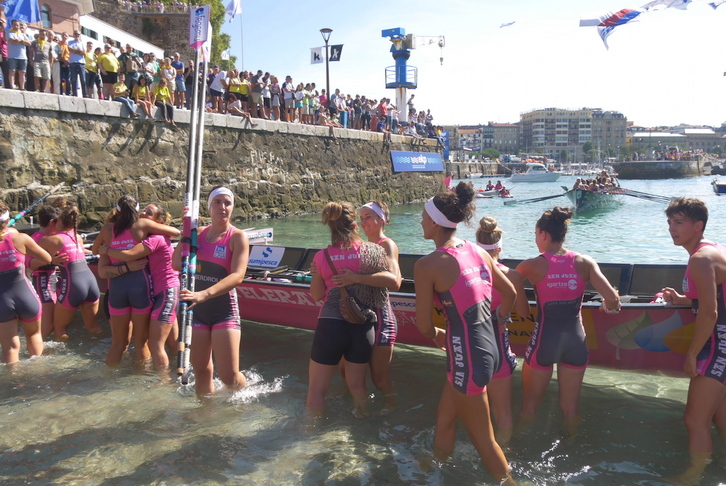 San Juan ha sido la más fuerte durante la primera jornada de la Concha. (FOKU)