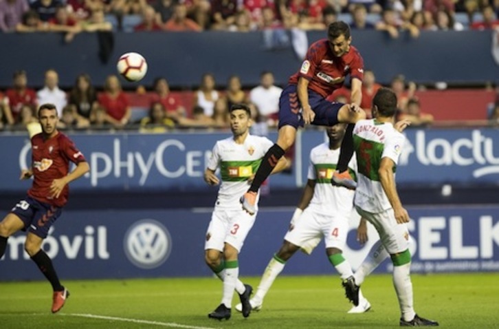 Los rojillos disputarán este mes cinco partidos, uno de ellos de Copa. (OSASUNA)