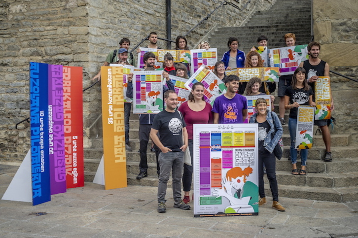 OkupaTU Gasteiz eguna aurkeztu dute gaur. (Jaizki FONTANEDA/FOKU)