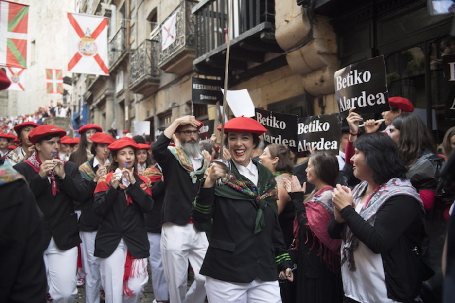 Oihana Etxebarrieta, Jaizkibel konpainiako kapitaina. (Juan Carlos RUIZ/FOKU)