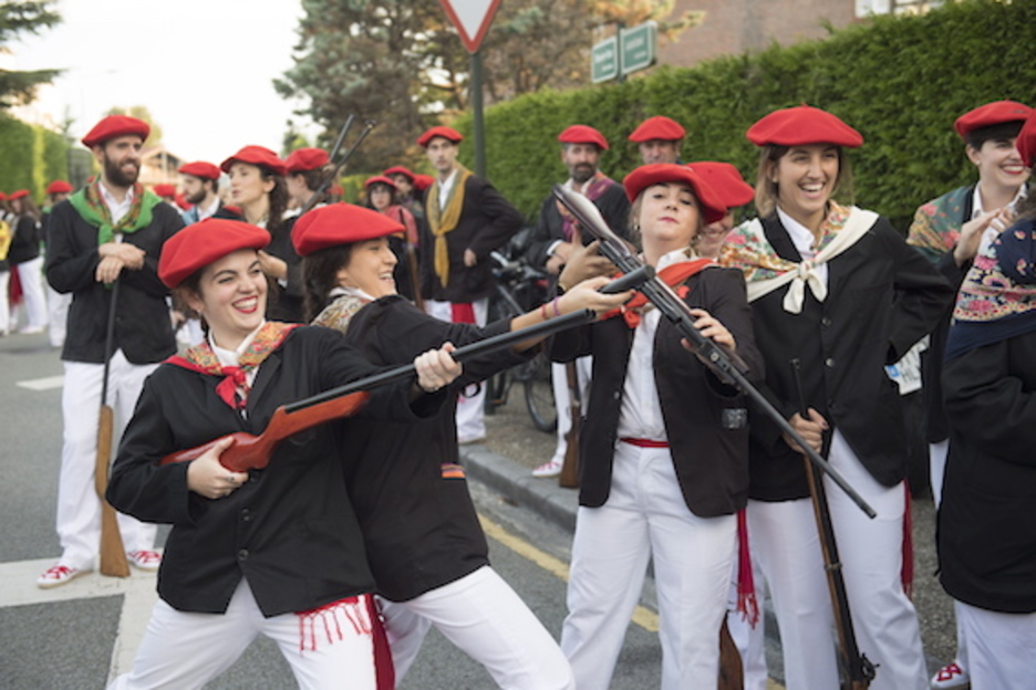 Jaizkibel konpainiako kideak. (Juan Carlos RUIZ/FOKU)