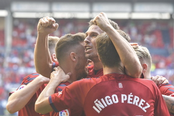 Osasuna estrena ante el Almería el casillero de victorias. (Idoia ZABALETA/FOKU)