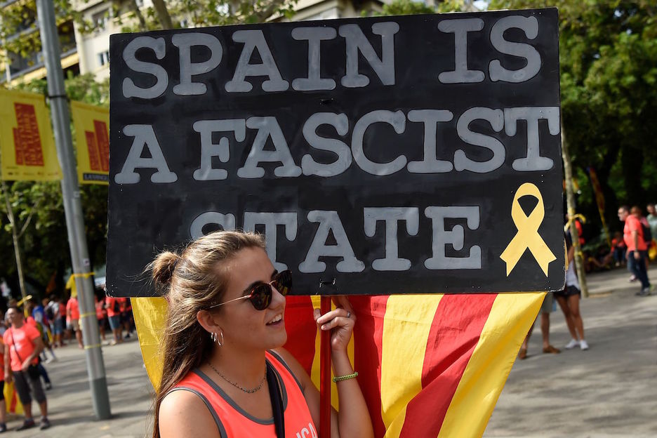 «España es un Estado fascista». (Josep LAGO/AFP) «España es un Estado fascista». (Josep LAGO/AFP)