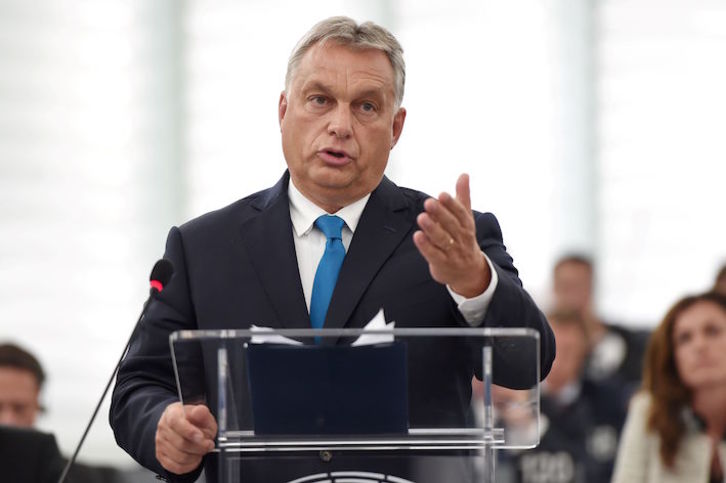 Viktor Orban, primer ministro húngaro. (Frederick FLORIN/AFP)