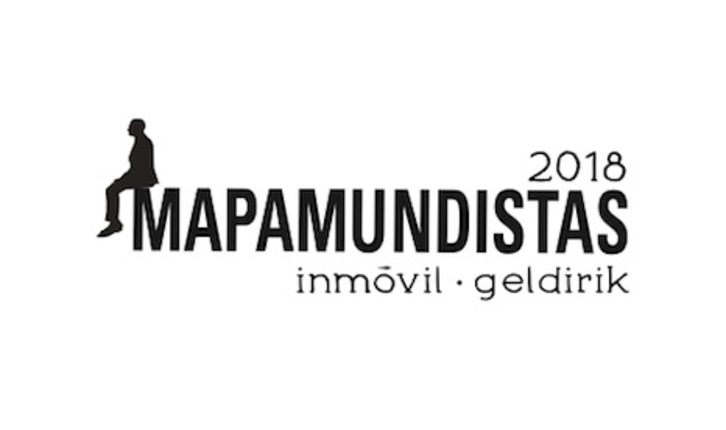 Cartel de la nueva edición de Mapamundistas, que comienza mañana en Iruñea.