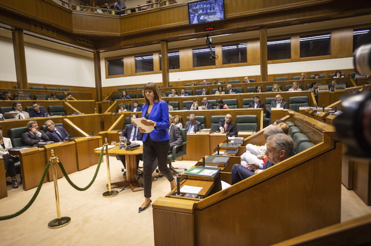Idoia Mendia, secretaria general del PSE. (Endika PORTILLO/FOKU)