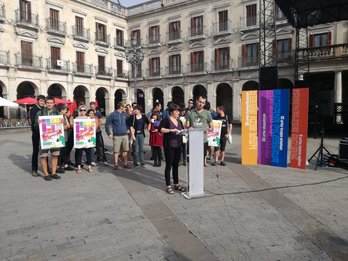 Gasteizen burututako agerraldia. (NAIZ)