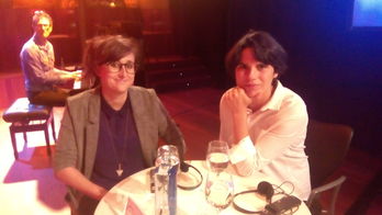 Ainhoa Andraka y Maddi Barber, en TCM Topaketak. (NAIZ) 