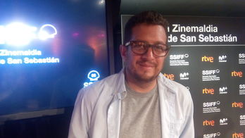 Julio Hernández Cordón en Desayunos Horizontes. (NAIZ)