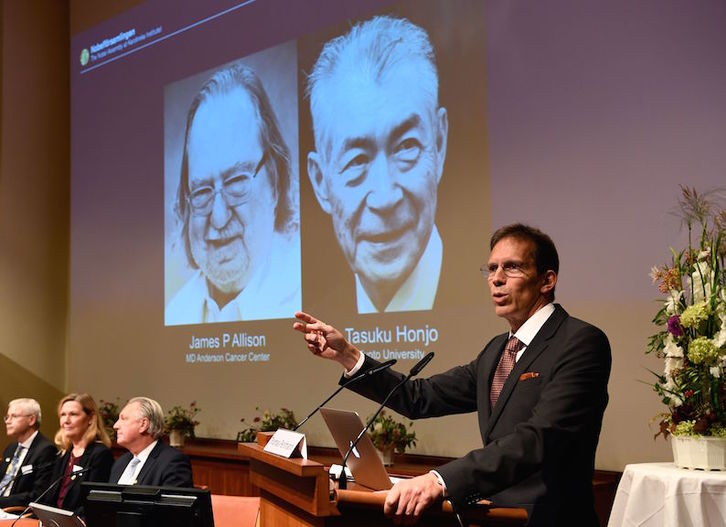 El Comité del Nobel ha anunciado los galardonados en Medicina. ( JONATHAN NACKSTRAND / AFP)