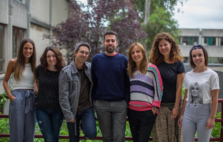 Los autores de la investigación Amets Jauregi, Zelai Garcia, Sendoa Ballesteros, Irrintzi Fernandez, Leyre Gravina, Monica Blas y Ainhoa Estebanez.