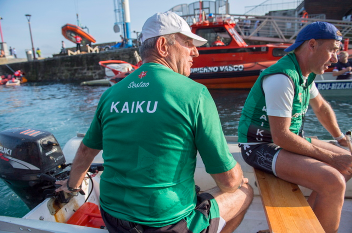 Korta en la última Bandera de la Concha. (Juan Carlos RUIZ / FOKU)