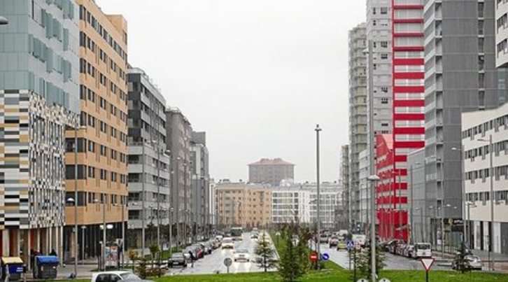 Bloques de viviendas en Gasteiz.