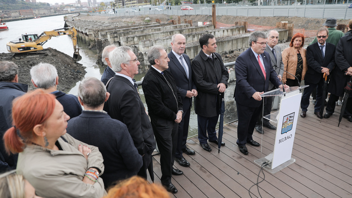 Acto de apertura del Canal de Deusto. (Bilboko Udala)