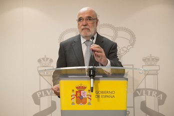 Jesús Loza, delegado del Gobierno español en la CAV. (Raúl BOGAJO/FOKU)
