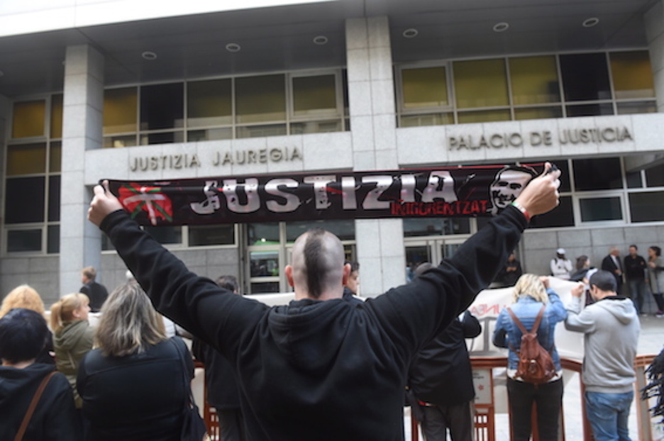 «Justizia», aldarri nagusia. (FOKU) «Justizia», aldarri nagusia. (FOKU)