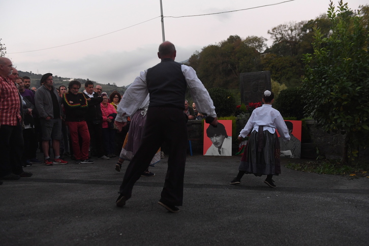 Acto en memoria de Lasa y Zabala en Bentaundi. (Jon URBE/FOKU)