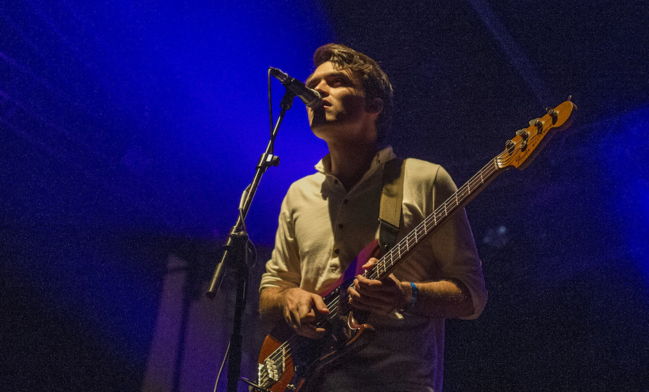 Guillermo Astrain, 2007 urtetik Delorean taldearen kitarra eskuetan. (Gorka RUBIO / FOKU)