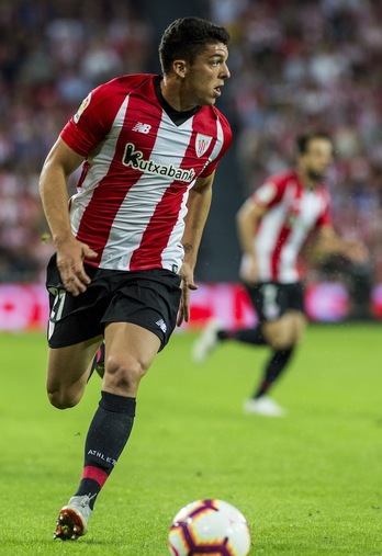 Ander Capa Villarealaren aurka (Luis JAUREGIALTZO/FOKU)